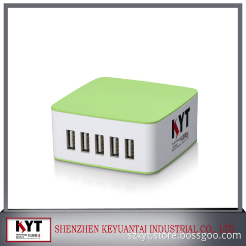39w 5 port 5V7.8A usb hub charger with CE, RoHS, FCC and SAA certificate